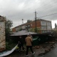 Курская область. Смерч «помог» жителям трехэтажки поменять крышу