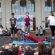 Тина Канделаки провела тренировку по кроссфиту на Театральной площади Курска