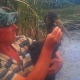 Куряне спасли птенца краснокнижного черного аиста