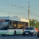 В Курске попал в аварию новый электробус (фото)