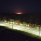 Горящее поле под Курском было видно из города