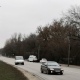 Курск. На ПЛК машина врезалась в столб