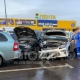 Курск. Тройная авария на парковке «Ленты»