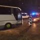 Утром в Курске горел автобус