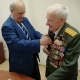Курск. 98-летнего ветерана войны Петра Михина приняли в Союз писателей
