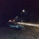 Курск. Возле аэропорта машина врезалась в дерево