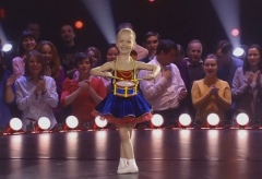 6-летняя курянка Валерия Несенюк выступила в шоу Первого канала DanceРеволюция