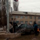 Курянка на машине врезалась в рекламный щит