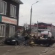 В Курске машина перевернулась на крышу