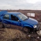 Под Курском с трассы улетел автомобиль