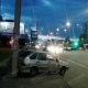 В Курске автомобили таранят столбы