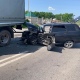 Под Курском легковушка протаранила грузовик