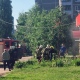 В Курске горел магазин
