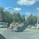 Курск. Авария на Льговском: машина перевернулась на крышу