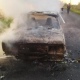 На трассе под Курском сгорел автомобиль