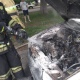 В Курске горел «Audi 80»