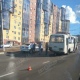 Курск. В аварии у Кировского моста ранен 4-летний малыш, ехавший в маршрутке