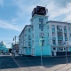 В Курске демонтируют экран на здании «шестерки»