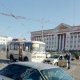 Курск. На Красной площади попала в аварию маршрутка