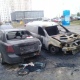 Курск. На Клыкова пожаром повреждены несколько авто