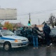 В Железнодорожном округе Курска из-за ДТП затруднено движение