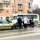В Курске на площади Перекальского горела машина