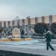 На Театральной площади Курска заливают каток