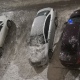 В Курске машины накрыло «ледяной лавиной»