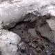 Под Курском забил гейзер из-за порыва трубы