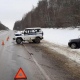 Под Курском пьяный водитель протаранил полицейский УАЗ