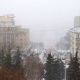 В Курске начались метель и снегопад