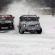 Под Курском проходит ледовая автогонка