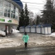 В Курске возле бывшего ресторана «Орбита» появились ярмарочные домики