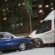 В Курске попали в аварию маршрутка и две машины