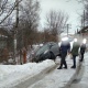 В Курске машина съехала в обрыв