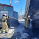 В Курске на улице 50 лет Октября загорелся грузовик