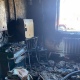 В Курской области горел жилой дом