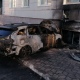 Появилось видео поджога автомобиля на улице Ватутина в Курске