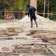 В Курске начался ремонт памятника Кате Зеленко