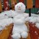 Сегодня в Курской области лепили снеговиков