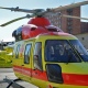 В Курской области вертолет санавиации перевез 9 взрослых и 7 детей