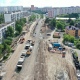 В Курске продолжается ремонт дороги на улице Бойцов 9-й дивизии