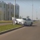 В Курске машина врезалась в столб на проспекте Плевицкой