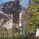 В Щетинке Курского района сгорел дом