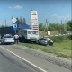 В Беседино под Курском «КамАЗ» снес с дороги легковушку