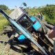 В Рыльском районе Курской области мост провалился вместе с трактором