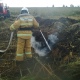 Из-за пала сухой травы едва не сгорели дома в Курском районе