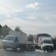 В Курске на улице Заводской столкнулись легковушка и грузовик