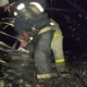 В горевшем доме под Курском пострадал мужчина