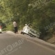 В Курске с «пьяной дороги» вылетел автомобиль такси